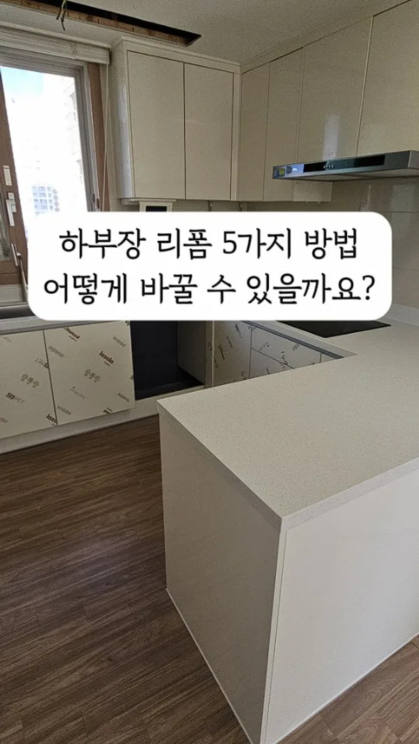 하부장 리폼 5가지 방법